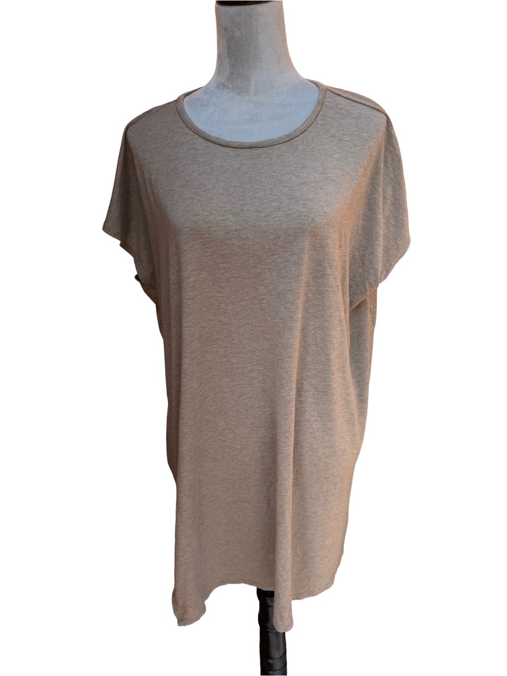 Eileen Fisher Oversized Scoop Neck Tunic Shirt XL Classic Chic Preppy Lagenlook